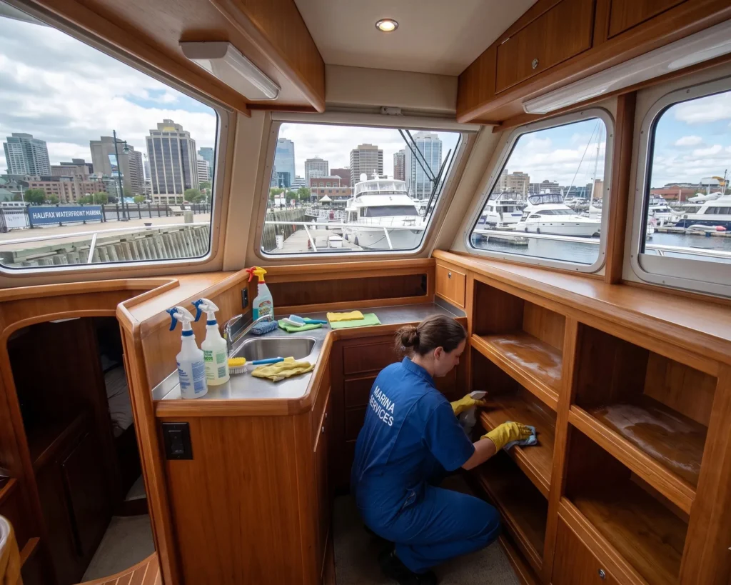 Boat provisioning cleaning service in Prince Edward Island