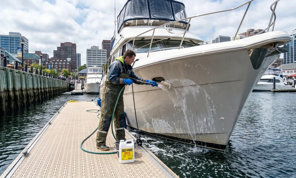 Boat salt protection service in Prince Edward Island