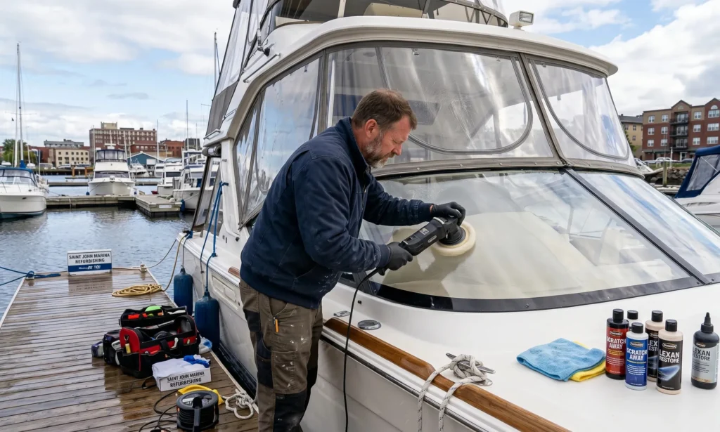 Isinglass clarity restoration service in Halifax waterfront