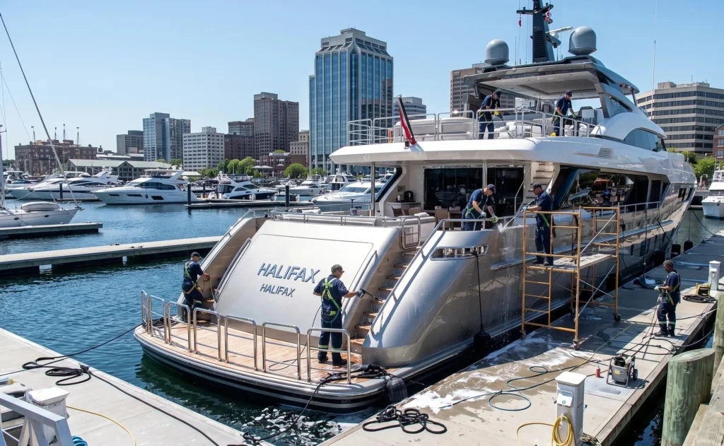 Visiting yacht cleaning service in Prince Edward Island